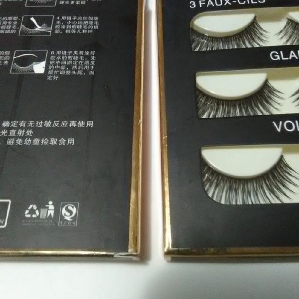 New 4 Set Luxury Natural 3D Eyelash Long Glam + 4 - Picture 7 of 7